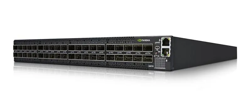 920-9b110-00rh-0m0 Mellanox Mqm8700-HS2r Quantum Hdr Infiniband Switch 40 Qsfp56 Ports Transmissie snelheid 10/100/1000Mbps 0
