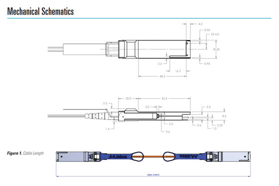 de Kabel MC220731V-010 IB FDR van 10m QSFP+ Mellanox AOC op VPI aan 56Gb/S