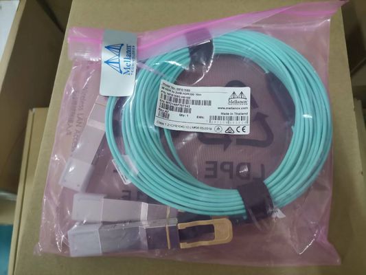 IB HDR MMF Splitter Mellanox AOC Kabel MFS1S50-H020V (QSFP56 naar 2xQSFP56)