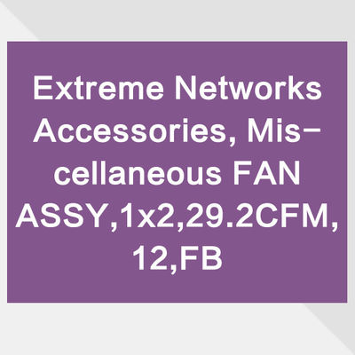 switch-licentie van X690 OEM Network Switch Fan 17115 Extreme X690 Luchttoevoer voor en achter