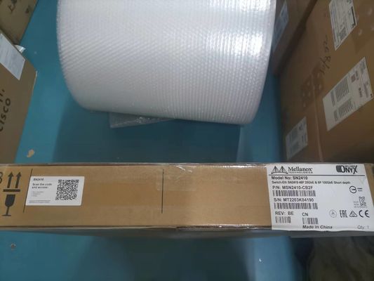 Van de het Netwerkschakelaar van MSN2410-CB2FC Mellanox sN2410Mellanox de Cumulus Linux 48 SFP28-Havens 8 QSFP28-Havens