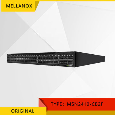 de Havens van de het Netwerkschakelaar MSN2410-CB2F 1U 48 SFP28 van 25Gb 100GbE Mellanox