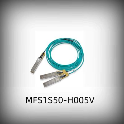 Mellanox AOC-kabel met lage latentie MFS1S00-H020E Splitterkabel Ethernet 200GbE naar 2x100GbE 20m