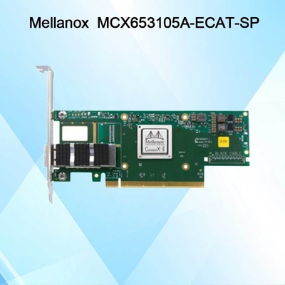 Nvidia MCX653105A-Ecat-Sp Connectx6 Single-Port Osfp56 EDR 100GB/S Vpi Infiniband Netwerkkaart