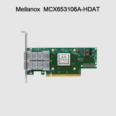 ConnectX-6 MCX653106A-HDAT VPI Mellanox Netwerkkaart 200Gb/S InfiniBand en Ethernet Adapter