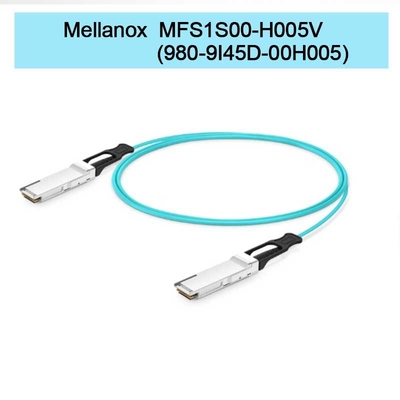 MFS1S00-H005V(980-9I45D-00H005) AOC Actieve Optische Kabel Tot 200 Gb/s IB HDR QSFP56 5m