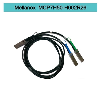 De Kabel 200Gb/S van MCP7H50-H002R26 Mellanox Infiniband aan 2x100Gb/S 2.0m