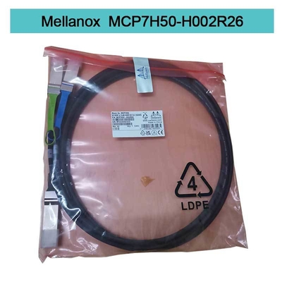 De Kabel 200Gb/S van MCP7H50-H002R26 Mellanox Infiniband aan 2x100Gb/S 2.0m