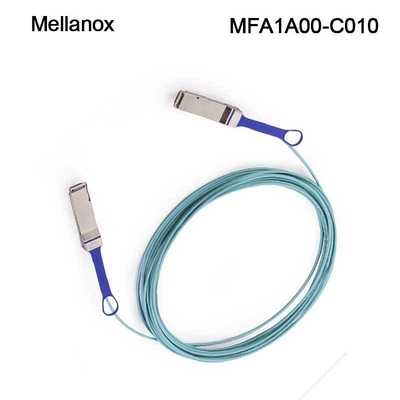 de Actieve Optische Kabel AOC MFA1A00-C010 10m van 100GbE LSZH Mellanox QSFP28