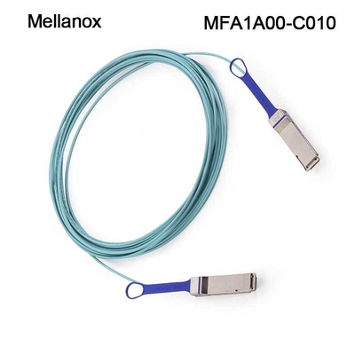 de Actieve Optische Kabel AOC MFA1A00-C010 10m van 100GbE LSZH Mellanox QSFP28