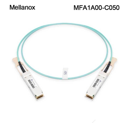 QSFP LSZH Mellanox AOC Actieve Optische Kabel MFA1A00-C050 100GbE 50m nieuw en origineel