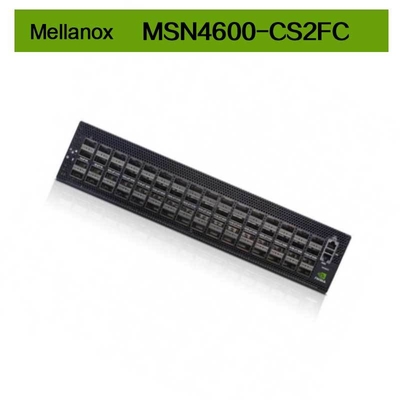 100GbE 2U Open Mellanox Network Switch MSN4600-CS2FC met Cumulus Ethernet