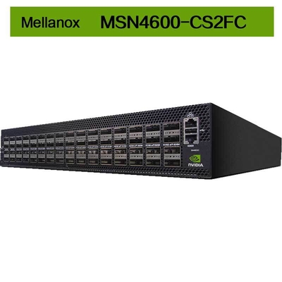 100GbE 2U Open Mellanox Network Switch MSN4600-CS2FC met Cumulus Ethernet
