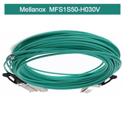 Infiniband Mellanox AOC MFS1S50-H030V VPI HDR & ETH 2x100Gb/S 30M QSFP56 nieuw en origineel