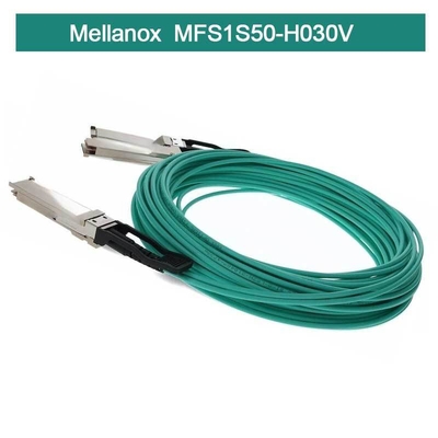 Infiniband Mellanox AOC MFS1S50-H030V VPI HDR & ETH 2x100Gb/S 30M QSFP56 nieuw en origineel