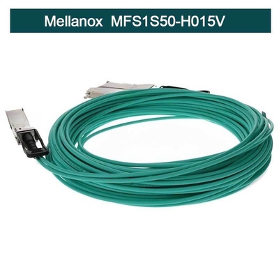 Van de kabelinfiniband van MFS1S50-H015V Mellanox Aoc het Actieve Koper QSFP+ aan SFP+-Kabelassemblage