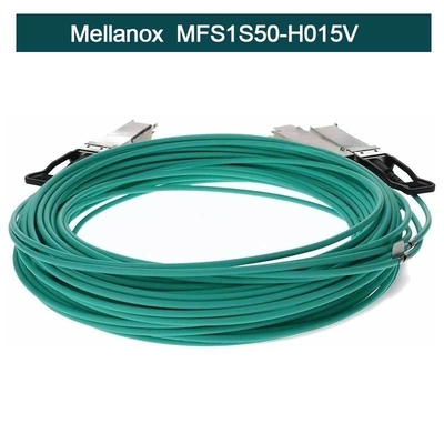 Van de kabelinfiniband van MFS1S50-H015V Mellanox Aoc het Actieve Koper QSFP+ aan SFP+-Kabelassemblage