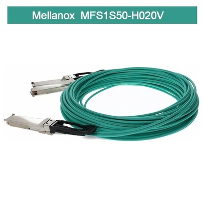 IB HDR MMF Splitter Mellanox AOC Kabel MFS1S50-H020V (QSFP56 naar 2xQSFP56)