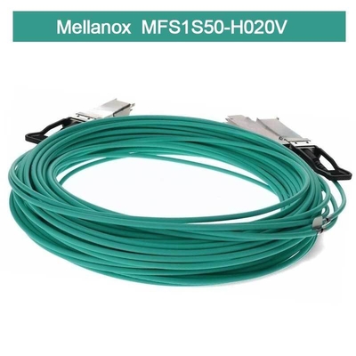 IB HDR MMF Splitter Mellanox AOC Kabel MFS1S50-H020V (QSFP56 naar 2xQSFP56)