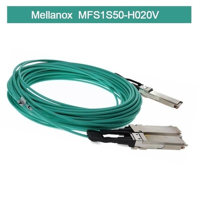 IB HDR MMF Splitter Mellanox AOC Kabel MFS1S50-H020V (QSFP56 naar 2xQSFP56)