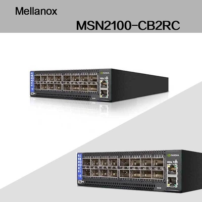 Max Speed EDR Nvidia Mellanox Spectrum gebaseerd op 100gbe 1u Open Ethernet Switch met Cumulus Linux MSN2100-CB2RC 16 Qsfp28 poorten