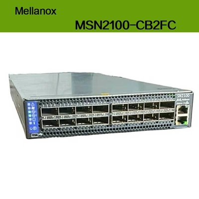 MSN2100-CB2FC Nvidia Spectrum 100gbe 1u Switch 1g Max Speed Cumulus Linux 16 Qsfp28 Ports 2 AC Psus X86 2-Core Korte Diepte P2c Airflow