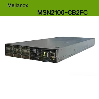 MSN2100-CB2FC Nvidia Spectrum 100gbe 1u Switch 1g Max Speed Cumulus Linux 16 Qsfp28 Ports 2 AC Psus X86 2-Core Korte Diepte P2c Airflow
