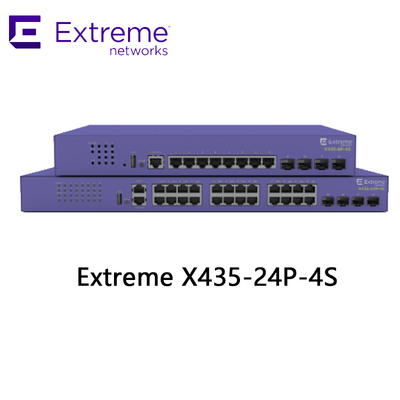 24P Extreme Networks X435 AVB Switch X435 4S 68Gbps 50,6Mpps nieuw en origineel
