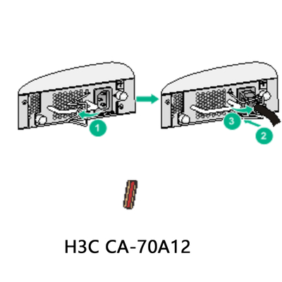 H3c Ca-70A12 Hoogwaardige DC-voeding voor apparaten Karton 2.5A