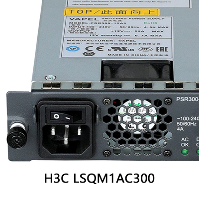 H3C LSQM1AC300 CORE MAINNET MODULAIRE SWITCH AC POWER MODULE CARTON 12.5A
