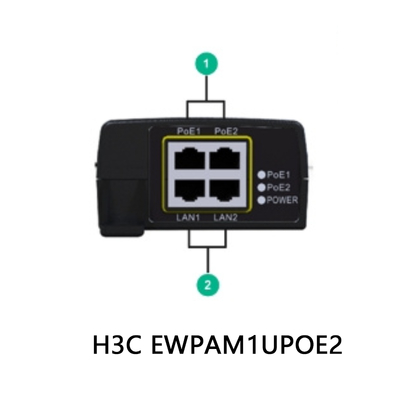 H3c Ewpam1upoe2 60-poort 55W-1V-1.1A-DC netwerkadapter > 200Mbps Doos
