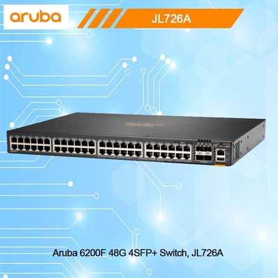Hpe Aruba Networking Cx 6200f 48g 4SFP+ Switch (JL726A)