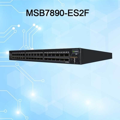 36p uiterlijk Geleid EDR 100Gb/S Slimme Mellanox Infiniband Non-Blocking Schakelaar MSB7890-ES2F