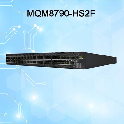 Schakelaar 40 QSFP56-Havens HDR 2 van MQM8790-HS2F Mellanox Infiniband Voedingenp2c Luchtstroom