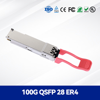 Premium 100G QSFP28 ER4 40KM Glasvezel Optische Zendontvangermodule voor Datacenters
