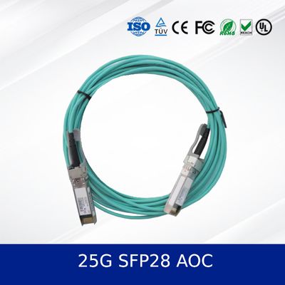 25G SFP28 AOC 3m actieve optische kabel 100m bereik, laag vermogen, digitale diagnose