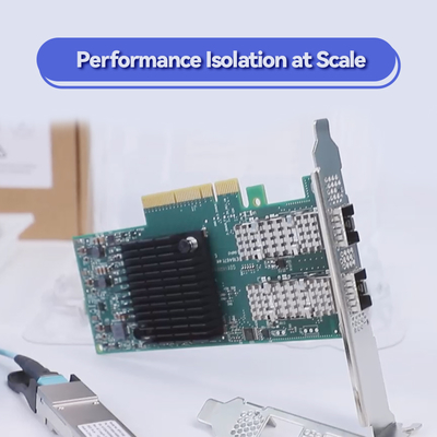 Mcx4121a-XCAT connectX-4 van de het Netwerkkaart 10GbE van Lx de ENGELSE Mellanox Dubbele Haven SFP28 PCIe3.0 X8