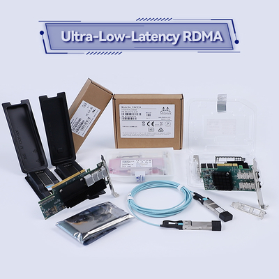 Mcx4121a-XCAT connectX-4 van de het Netwerkkaart 10GbE van Lx de ENGELSE Mellanox Dubbele Haven SFP28 PCIe3.0 X8