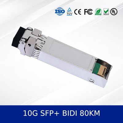 optische transceivermodule Premium 10g SFP+ Bidi 80 km glasvezelmodule voor datacenters.