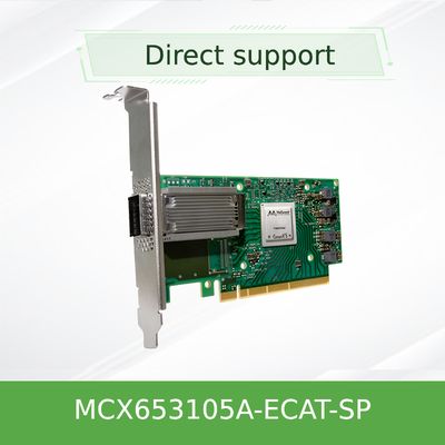 10 GB Mellanox Network Card MCX653105A-ECAT-SP MCX653106A-ECAT