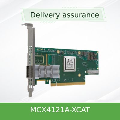 Mcx4121a-XCAT mellanox netwerkkaart 25Gbps SFP28 QSFP28 voor Server