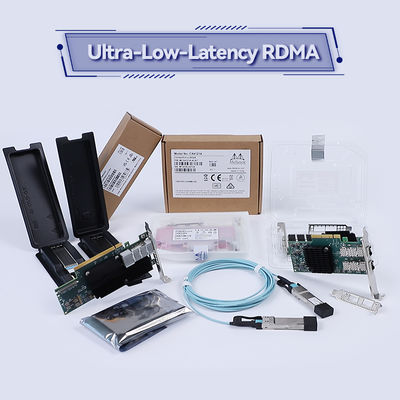 De Adapterkaart Mellanox 100gbe Nic mcx556a-EDAT connectX-5 QSFP28 van het EDR/100GbEvpi Netwerk
