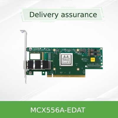 ConnectX-5 ex VPI-het Netwerkkaart EDR InfiniBand van Adaptermellanox en de Dubbele Haven QSFP28 mcx556a-EDAT van 100GbE