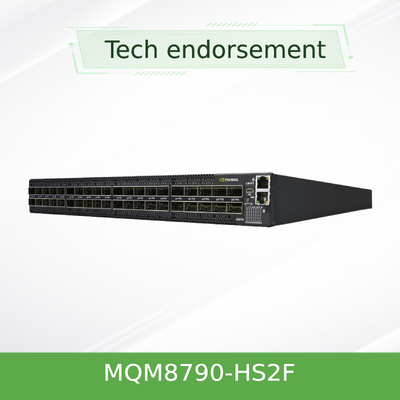 Het Netwerkschakelaar 40 van MQM8790-HS2F Mellanox Haven die niet Geleid HDR 200Gb/S blokkeren