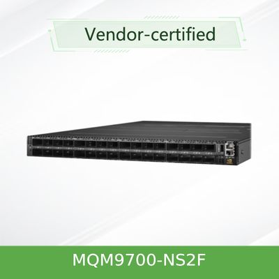 Infiniband MQM9700-NS2F(920-9B210-00FN-0M0) Mellanox Netwerk Switch 400G 16.8 Tbps Voor Server