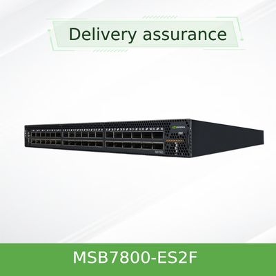 MSB7800-ES2F de Hoge snelheid van de netwerkib Mellanox 100gb Schakelaar in Datumcentrum