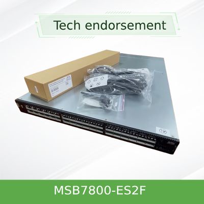 Het Netwerk schakelaar-IB 2 Gebaseerde EDR InfiniBand 1U 36 QSFP28 Havens van MSB7800-ES2F Mellanox