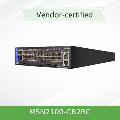 EDR Nvidia Mellanox Spectrum gebaseerd op 100gbe 1u Open Ethernet Switch met Cumulus Linux MSN2100-CB2RC 16 Qsfp28 poorten