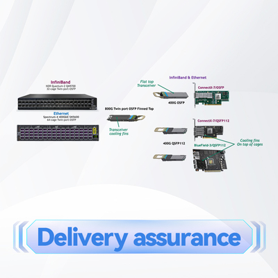 100GbE 2U Open Mellanox Network Switch MSN4600-CS2FC met Cumulus Ethernet