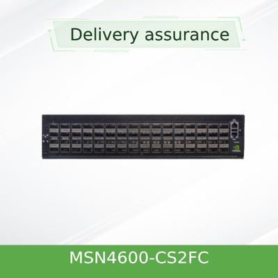 100GbE 2U Open Mellanox Network Switch MSN4600-CS2FC met Cumulus Ethernet